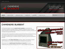 Tablet Screenshot of chimeneasbuabent.com